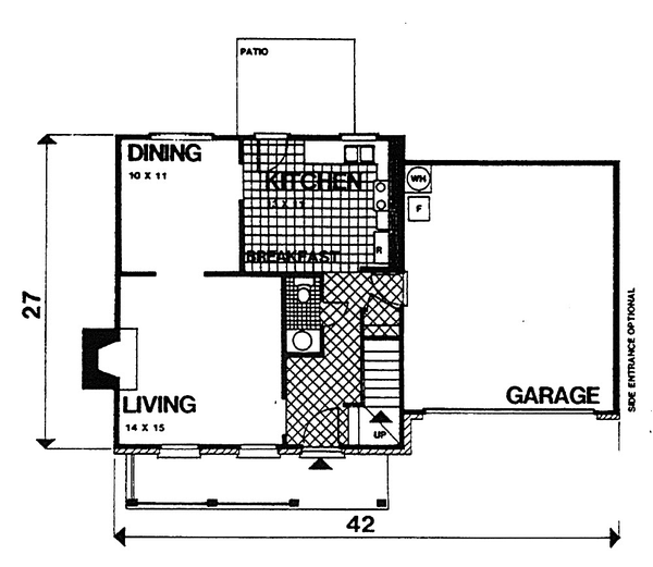 Dream House Plan - Traditional Floor Plan - Main Floor Plan #30-306