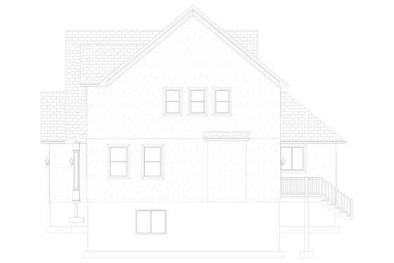 Exterior - Other Elevation for Farmhouse House Plan #1060-207 - 5 bed, 3 bath