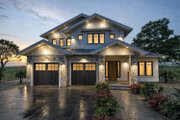 Country Style House Plan - 3 Beds 2.5 Baths 2593 Sq/Ft Plan #1101-60 Exterior 