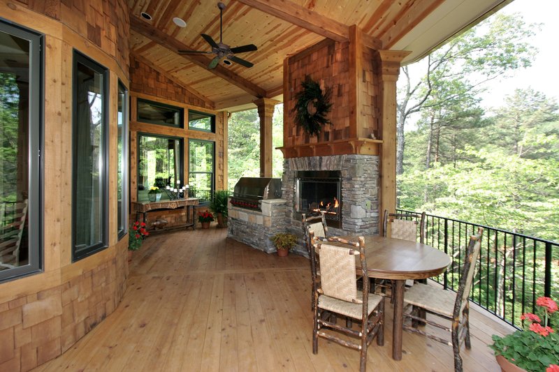 Home Plan - Exterior - Outdoor Living for Craftsman House Plan #54-391 - 3 bed, 3 bath