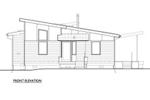 800 square foot 2 bedroom modern cabin house plan