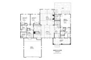 Craftsman Style House Plan - 4 Beds 3 Baths 3134 Sq/Ft Plan #901-61 