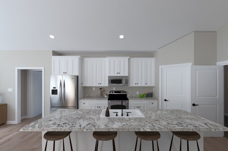 House Blueprint - Interior - Kitchen 1 for Farmhouse House Plan #1060-389 - 3 bed, 2 bath