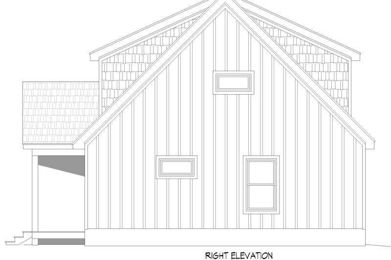 Architectural House Design - Exterior - Other Elevation 1 for Southern House Plan #932-792 - 4 bed, 3.5 bath