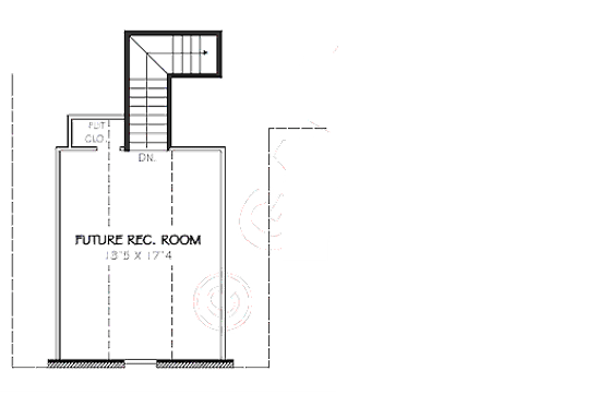 Floor Plan - Other Floor for European House Plan #424-204 - 3 bed, 2 bath