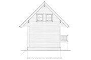 Cabin Style House Plan - 1 Beds 1 Baths 840 Sq/Ft Plan #118-116 