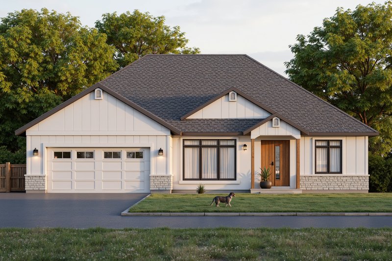 Dream House Plan - Exterior - Front Elevation 2 for European House Plan #112-288 - 4 bed, 2 bath