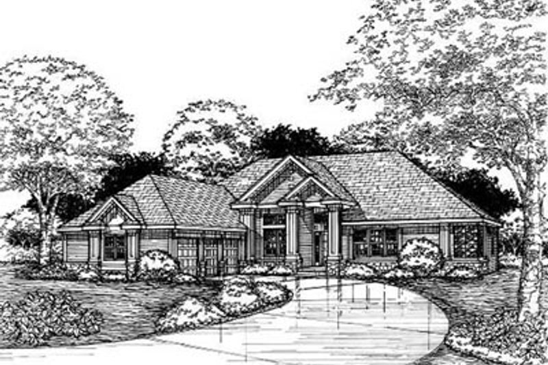 Traditional Style House Plan - 4 Beds 2.5 Baths 2387 Sq/Ft Plan #50-165