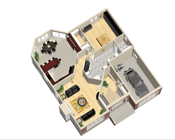 European Floor Plan - Main Floor Plan #25-4656