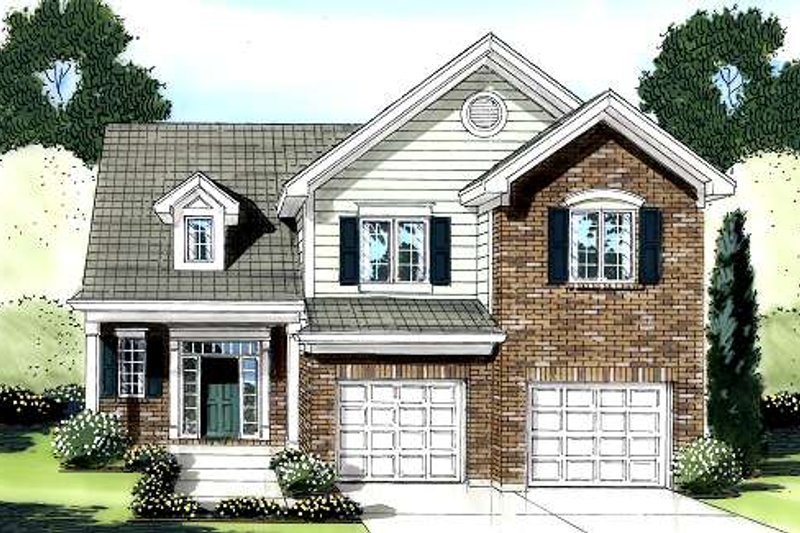 House Plan Design - Traditional Exterior - Front Elevation Plan #46-422