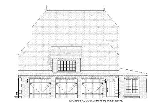 Exterior - Other Elevation 1 for European House Plan #901-34 - 4 bed, 3.5 bath