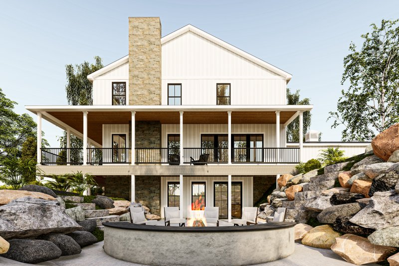 House Plan Design - Photo 1 for Farmhouse House Plan #1089-15 - 4 bed, 3.5 bath