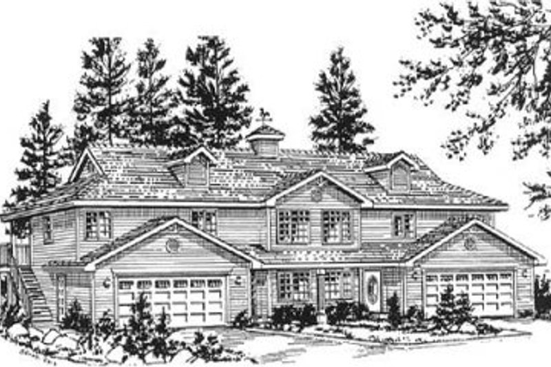 Dream House Plan - Traditional Exterior - Front Elevation Plan #18-9426
