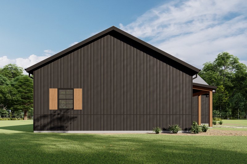Home Plan - Exterior - Other Elevation 5 for Barndominium House Plan #1092-69 - 2 bed, 2 bath