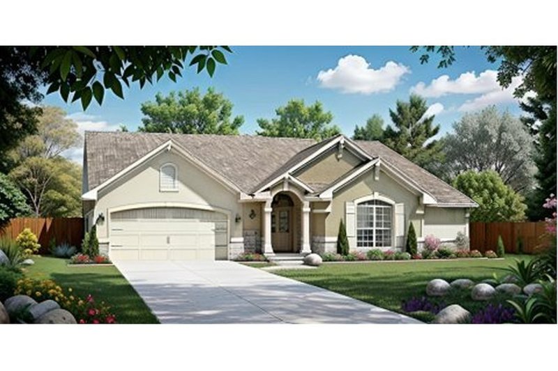 Dream House Plan - Traditional Exterior - Front Elevation Plan #58-231