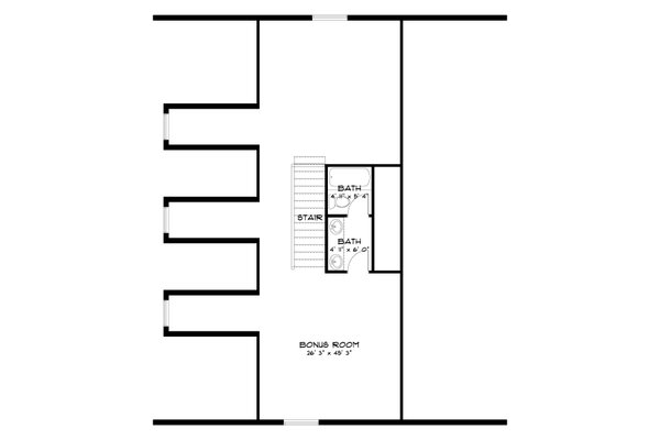 Dream House Plan - Floor Plan - Upper Floor for Farmhouse House Plan #1060-492 - 3 bed, 3 bath