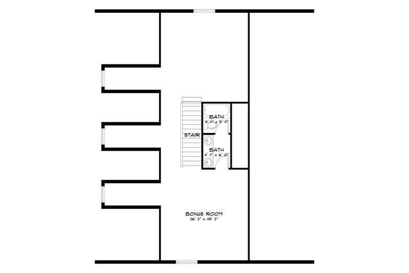 Dream House Plan - Floor Plan - Upper Floor for Farmhouse House Plan #1060-492 - 3 bed, 3 bath
