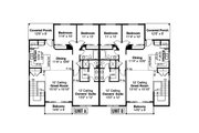 Contemporary Style House Plan - 6 Beds 4 Baths 3054 Sq/Ft Plan #124-1305 