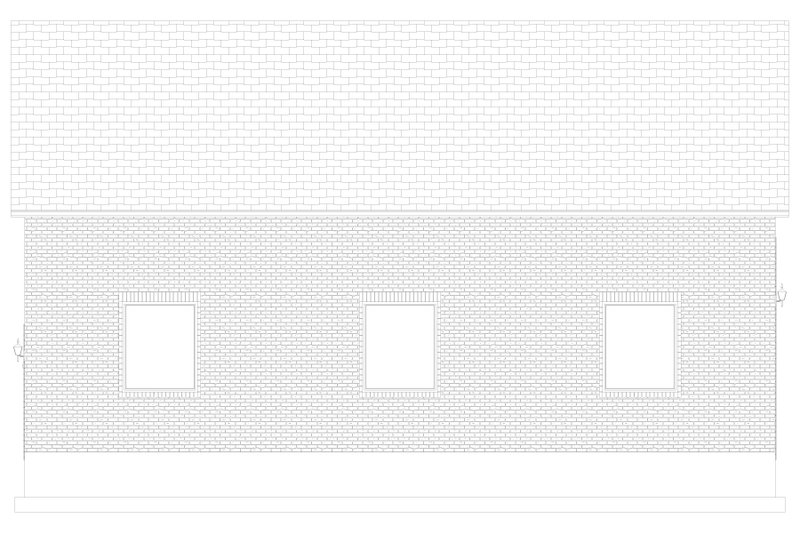 Architectural House Design - Exterior - Other Elevation 2 for Traditional House Plan #1060-85, 1 bath