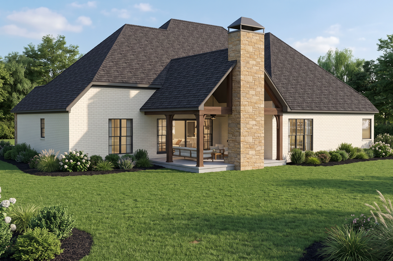Architectural House Design - Exterior - Other Elevation for Traditional House Plan #923-519 - 4 bed, 3.5 bath