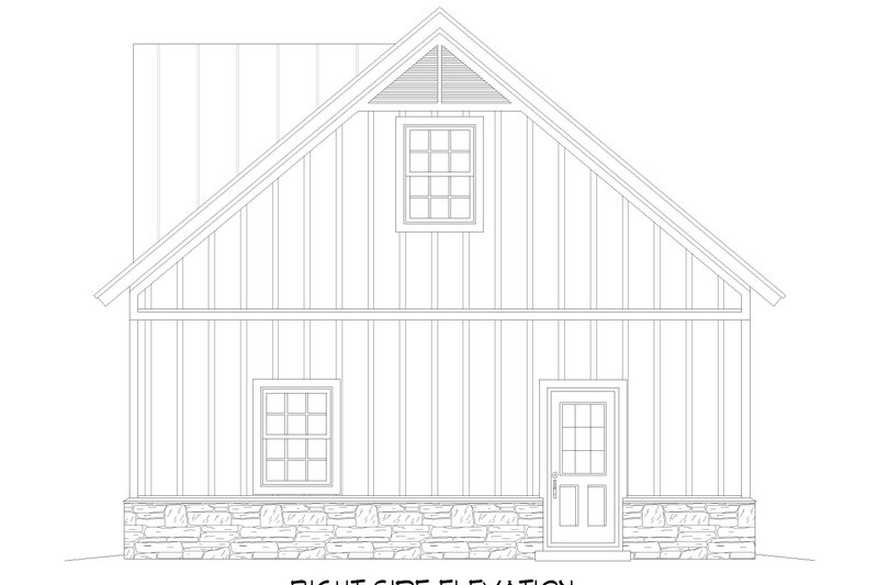 Architectural House Design - Exterior - Other Elevation 1 for Traditional House Plan #932-617, 0 bath