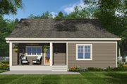 Bungalow Style House Plan - 3 Beds 2 Baths 1568 Sq/Ft Plan #51-1399 