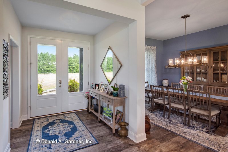 House Plan Design - Interior - Entry for Farmhouse House Plan #929-1086 - 3 bed, 2.5 bath