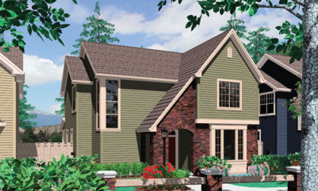 Traditional Style House Plan - 3 Beds 2.5 Baths 2025 Sq/Ft Plan #48-388