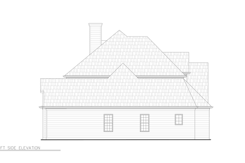 Dream House Plan - Exterior - Other Elevation for Traditional House Plan #54-730 - 4 bed, 2.5 bath