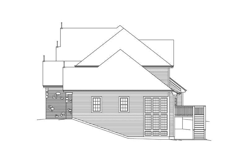 Home Plan - Exterior - Other Elevation 1 House Plan #57-601 - 4 bed, 3.5 bath