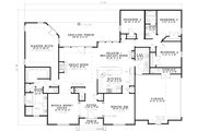 European Style House Plan - 4 Beds 2.5 Baths 2631 Sq/Ft Plan #17-1180 