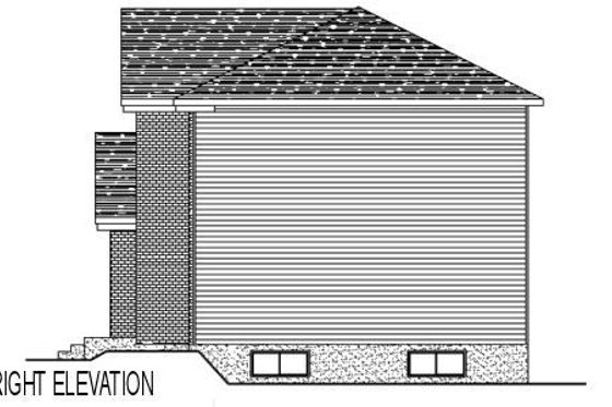 Exterior - Other Elevation 1 for European House Plan #138-271 - 3 bed, 1.5 bath