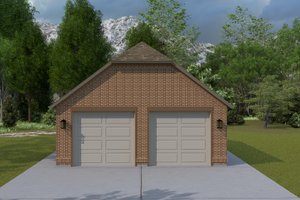 European Exterior - Front Elevation Plan #1060-328
