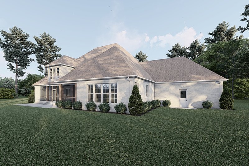 Home Plan - Exterior - Other Elevation 1 for European House Plan #923-224 - 3 bed, 3.5 bath