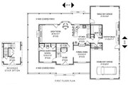 Country Style House Plan - 4 Beds 2.5 Baths 2198 Sq/Ft Plan #11-220 