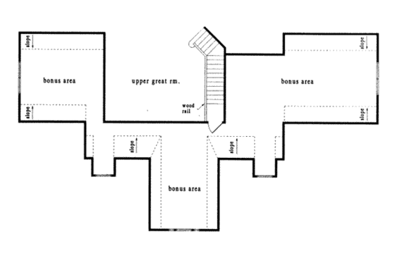 Floor Plan - Other Floor for Country House Plan #42-270 - 4 bed, 2.5 bath