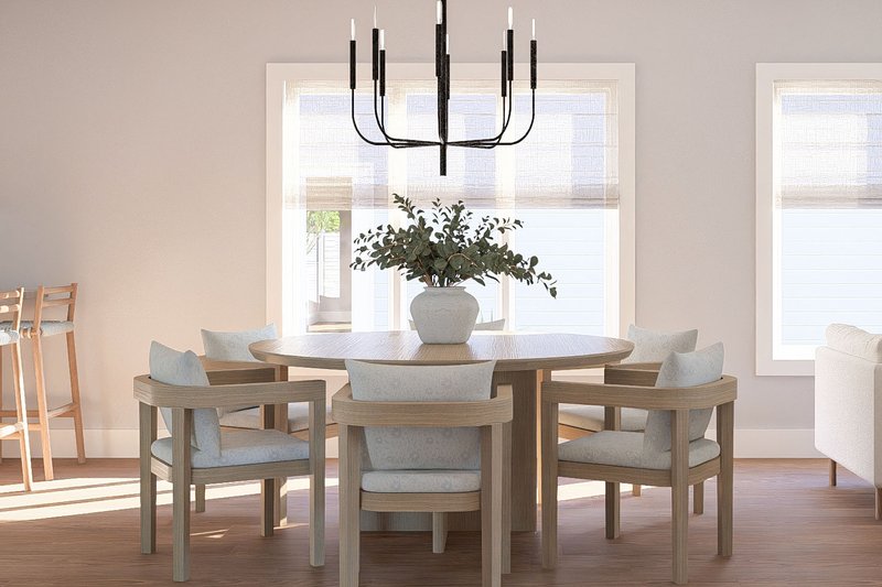 Home Plan - Interior - Dining Room for Craftsman House Plan #455-719 - 3 bed, 2.5 bath