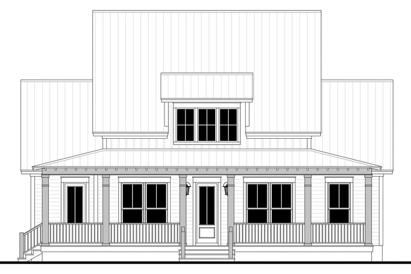 Dream House Plan - Exterior - Front Elevation 2 for Farmhouse House Plan #430-269 - 3 bed, 2.5 bath