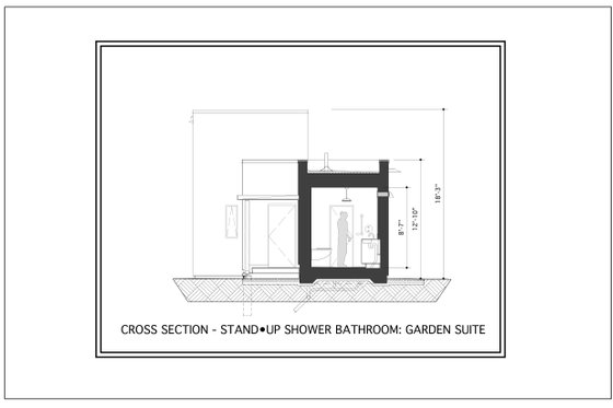 Interior - Bathroom for Modern House Plan #905-10 - 2 bed, 1 bath