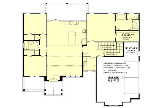 Floor Plan - Other Floor for Farmhouse House Plan #430-407 - 3 bed, 2 bath