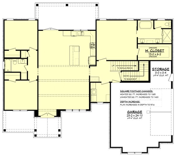 House Design - Floor Plan - Other Floor for Farmhouse House Plan #430-407 - 3 bed, 2 bath