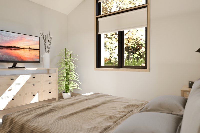 House Blueprint - Interior - Master Bedroom 2 for European House Plan #48-1207 - 3 bed, 2.5 bath