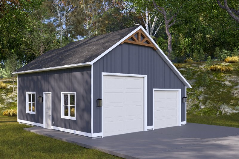 Architectural House Design - Exterior - Front Elevation 7 for Traditional House Plan #1060-277, 0 bath