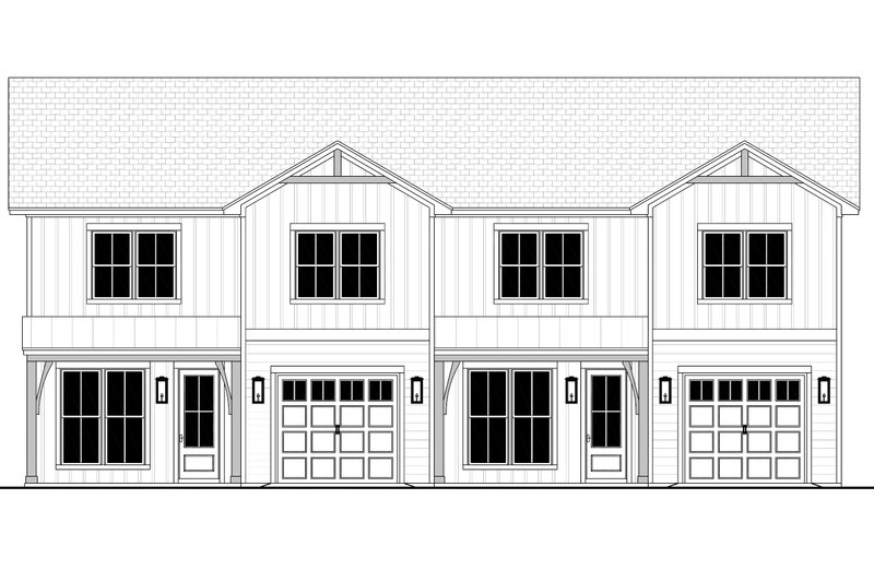 House Design - Exterior - Front Elevation 4 for Farmhouse House Plan #430-375 - 3 bed, 2.5 bath