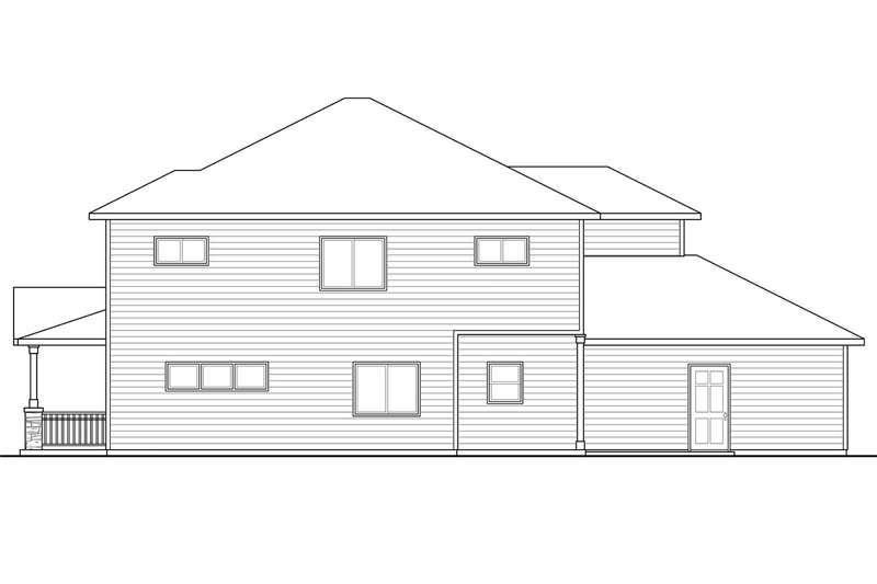 Home Plan - Exterior - Other Elevation 1 for Country House Plan #124-919 - 3 bed, 2.5 bath