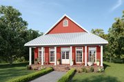 Cottage Style House Plan - 2 Beds 2 Baths 1292 Sq/Ft Plan #44-165 