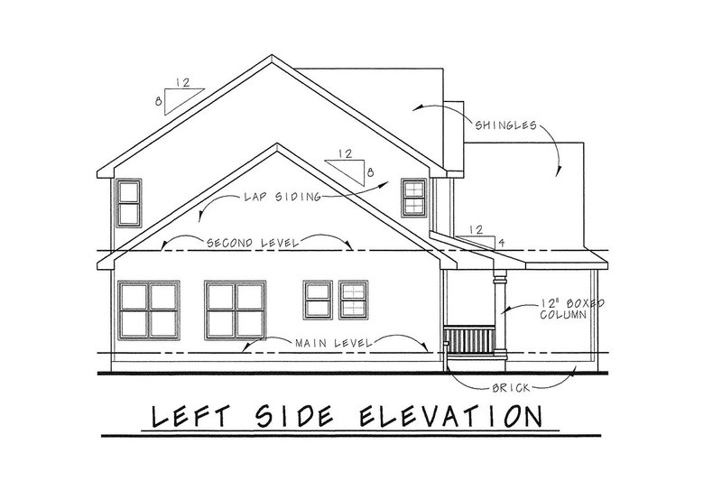 Home Plan - Exterior - Other Elevation for Traditional House Plan #20-1762 - 4 bed, 3 bath