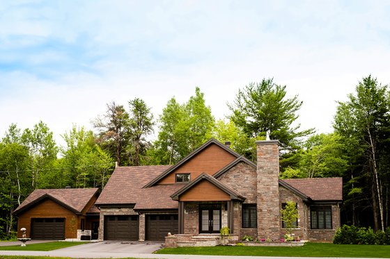 Exterior - Front Elevation 4 for Traditional House Plan #23-2303 - 3 bed, 3 bath
