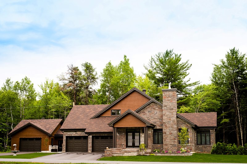 House Blueprint - Exterior - Front Elevation 4 for Traditional House Plan #23-2303 - 3 bed, 3 bath