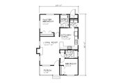 Cottage Style House Plan - 2 Beds 2 Baths 838 Sq/Ft Plan #515-18 